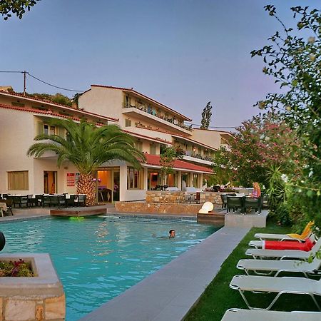 Sandy Bay Hotel Plomari Esterno foto