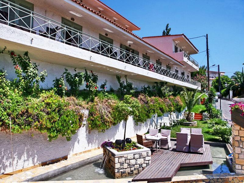 Sandy Bay Hotel Plomari Esterno foto