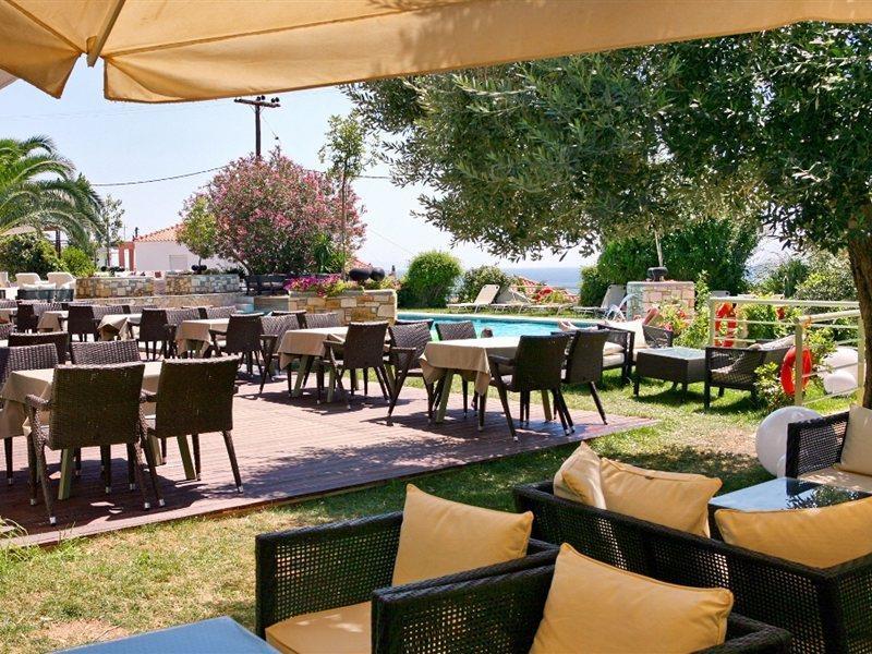Sandy Bay Hotel Plomari Esterno foto