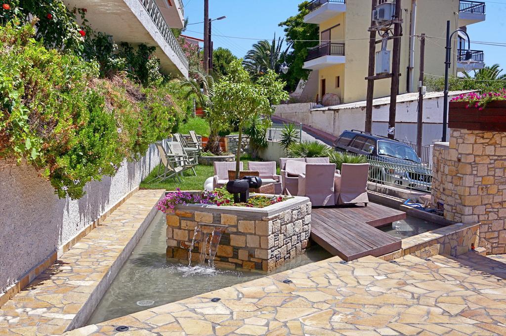 Sandy Bay Hotel Plomari Esterno foto