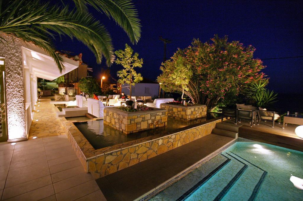 Sandy Bay Hotel Plomari Esterno foto